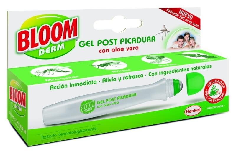 Bloom Derm Gel Post Picadura con Aloe Vera  – Alivio Rápido y Refrescante con Aplicador Roll-On de Acero
