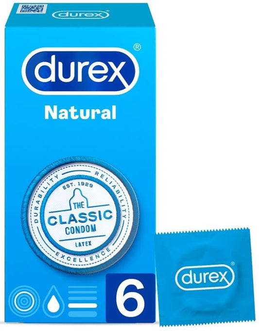 Durex Preservativo Natural Plus 6 Unidades