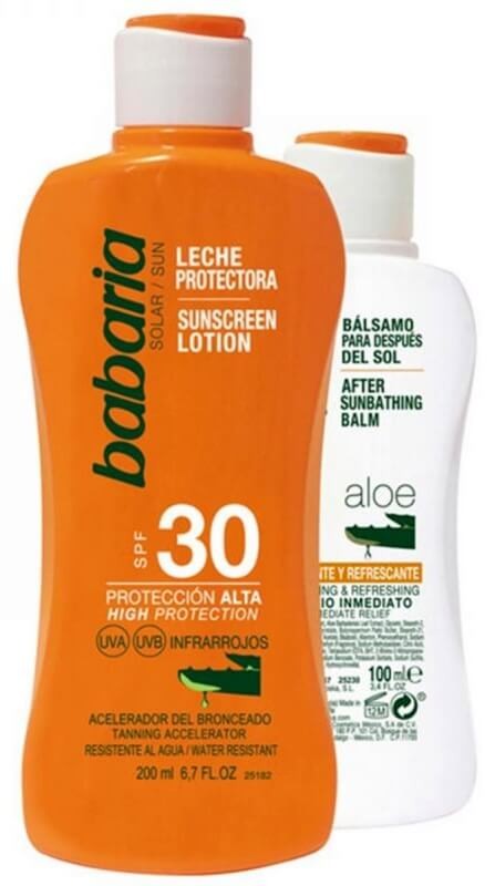 Babaria Leche Solar Protectora F30 200 ml + Aftersun
