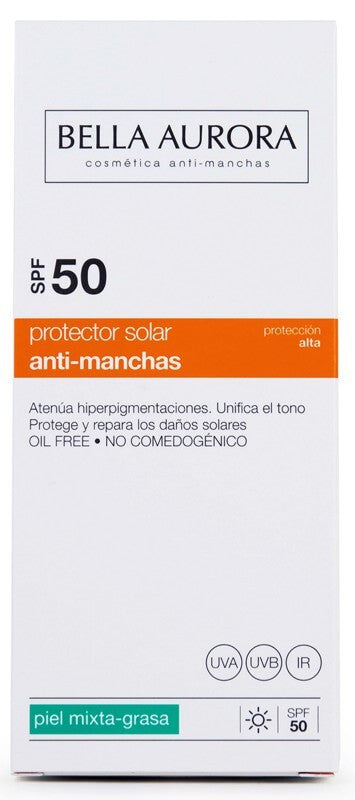 Bella Aurora Lociónsolar Facial FP50 Pieles Mixtas Grasas 50 ml