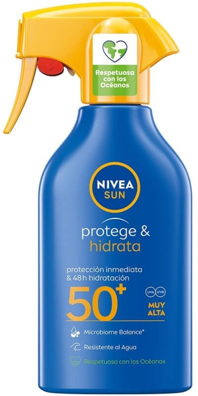Nivea Leche Solar F50 Protege & Hidarta Pistola 270 ml