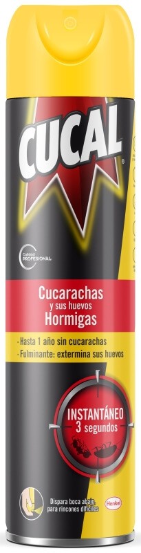 CUCAL Insecticida Cucarachas y Hormigas 400 ml – Protección Instantánea y Duradera para tu Hogar