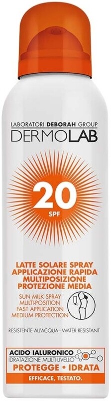 Dermolab Leche Solar Bruma SPF20 Spray 150 ml