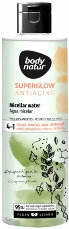 Body Natur Superglow Antiaging Agua Micelar 100 ml - Limpieza y Cuidado Anti-edad