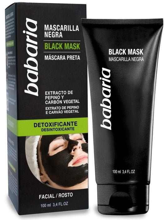 Babaria Mascarilla Facial Negra 100 ml