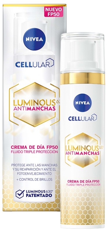 Nivea Crema Cellular Luminous Antimanchas Día FP50 50 ml