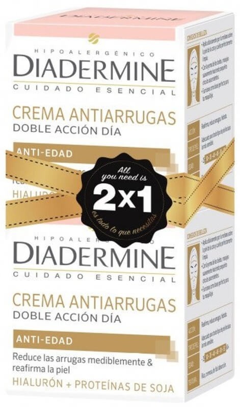 Diadermine Crema Anti-Arrugas Para Piel Normal/Mixta 2 Unidades
