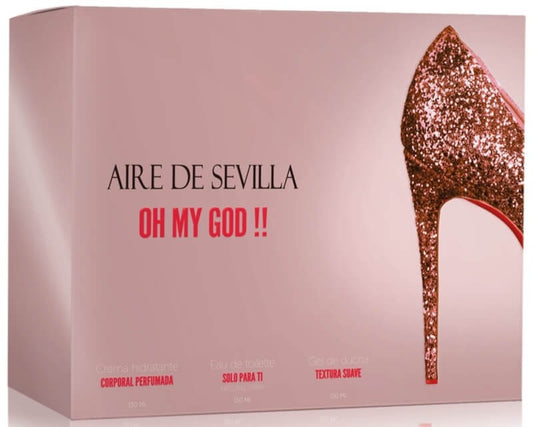 Aire De Sevilla Estuche Oh My God Vapo 150 ml + Loción Corporal + Gel