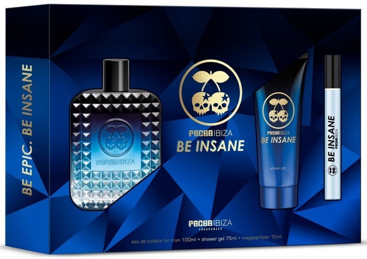 Pacha Estuche I Am Insane Man Vapo 100 ml + Mini 10 ml + Gel 75 ml