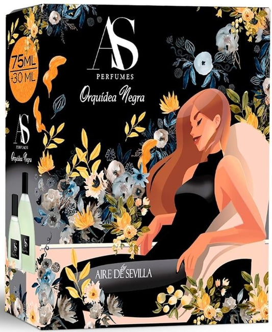 Aire De Sevilla Estuche Orquidea Negra Vapo 75 ml + Colonia 30 ml