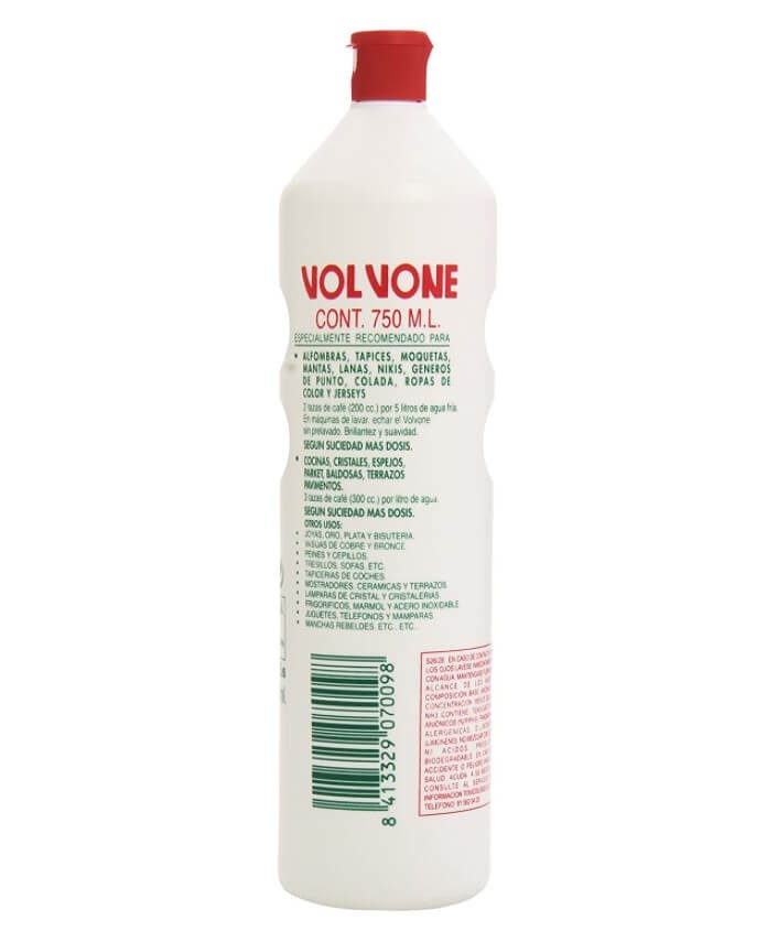 Volvone Light Amoniaco Perfumado 750 ml – Limpieza Profunda y Frescura para Alfombras, Moquetas y Tapicerías