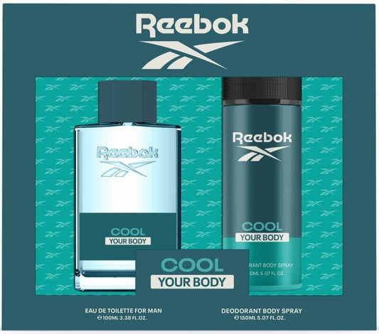 Reebok Estuche Cool Man Vapo 100 ml + Desodorante Spray 150 ml