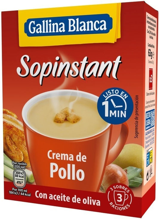 Sopinstant Crema de Pollo (3 Sobres)