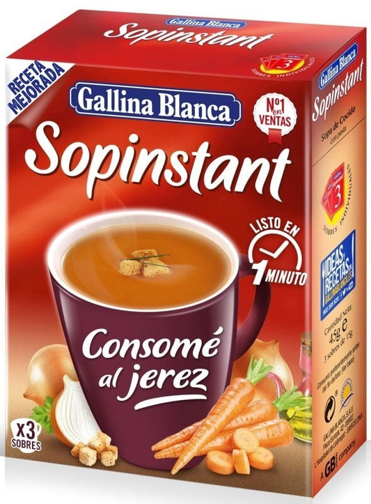 Sopinstant Consomé al Jerez (3 Sobres)