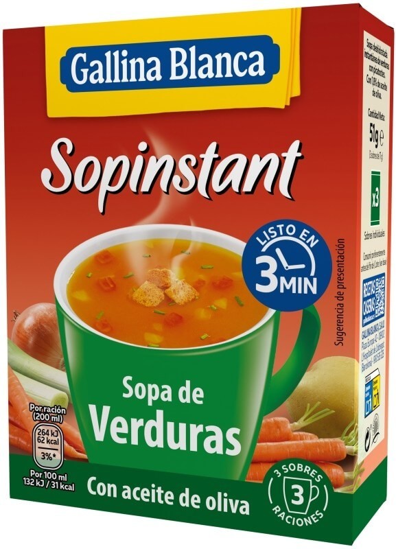 Sopinstant Sopa de Verduras (3 Sobres)