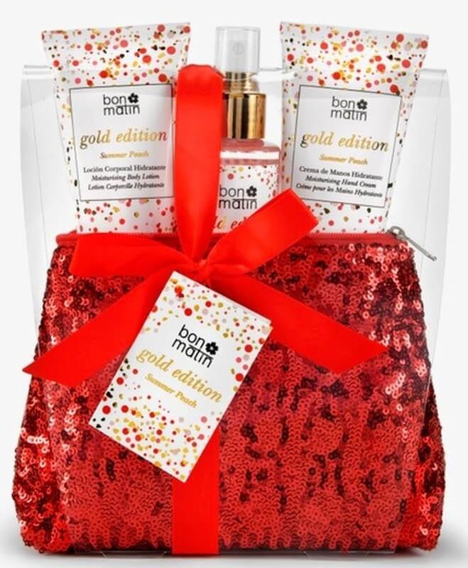 Bon Matin Cesta Baño Natural Bolso De Lentejuelas