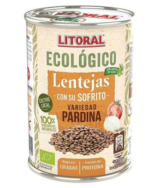 Litoral Ecológico Lentejas Pardina 420 gr