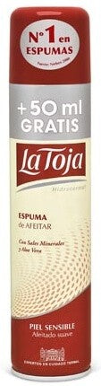La Toja Espuma de Afeitar Piel Sensible 300 ml - Suavidad y Protección con Sales Minerales