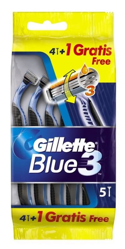 Gillette Blue 3 Maquinillas de Afeitar Desechables 5U
