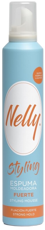 Nelly Espuma Moldeadora Fuerte 300 ml – Control y Volumen para un Peinado Duradero