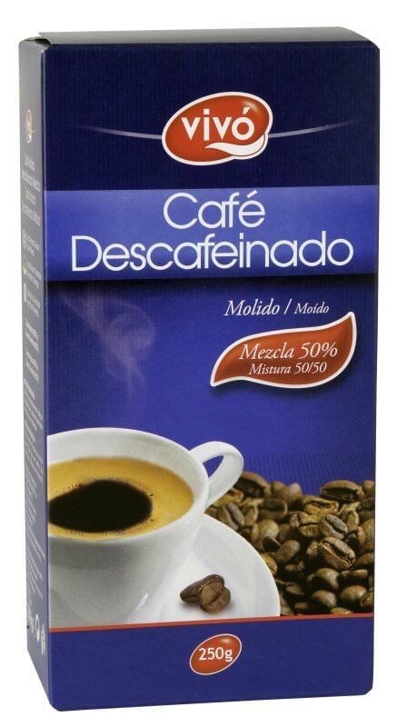 vivó Café Molido Descafeinado 250 gr