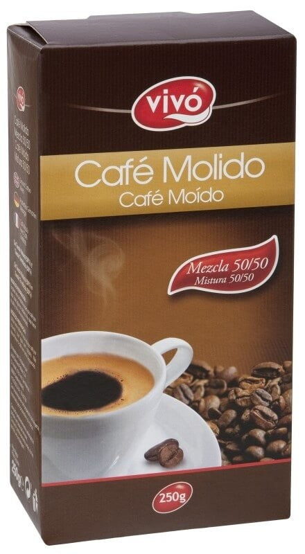 Vivó Café Molido Mezcla 50/50 250 g