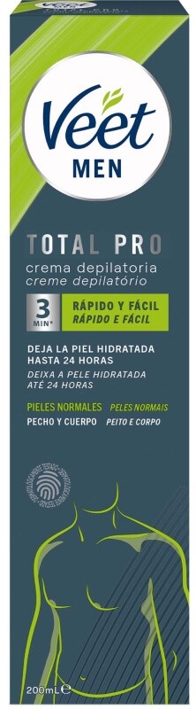 Veet Men Gel Crema Depilatoria Corporal Piel Normal 200 ml