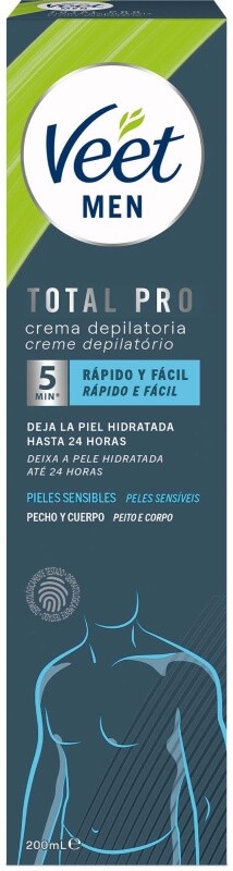 Veet Men Gel Depilatorio Corporal Piel Sensible 200 ml