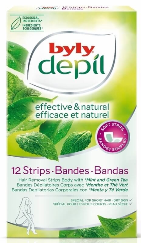 Byly Bandas Depilatorias Corporales Turbo-Advance 12 Unidades
