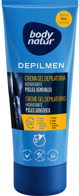 Bodynatur Crema Depilatoria Masculina Pieles Sensibles 200 ml