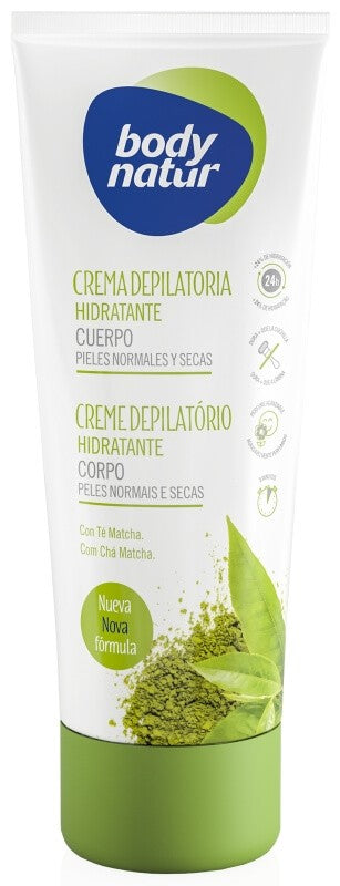 Bodynatur Crema Depilatoria Pieles Normales Y Seca Té Matcha 200 ml