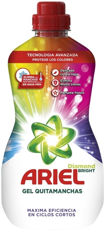 Ariel Diamond Bright Gel Quitamanchas 800 ml