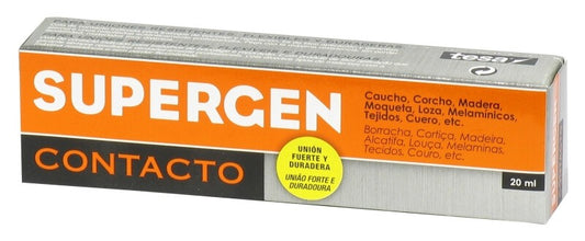 Supergen Pegamento De Contacto Tubo De 20 gr