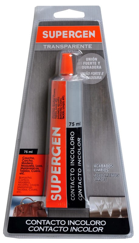 Supergen Transparente Adhesivo de Contacto Incoloro 75 ml