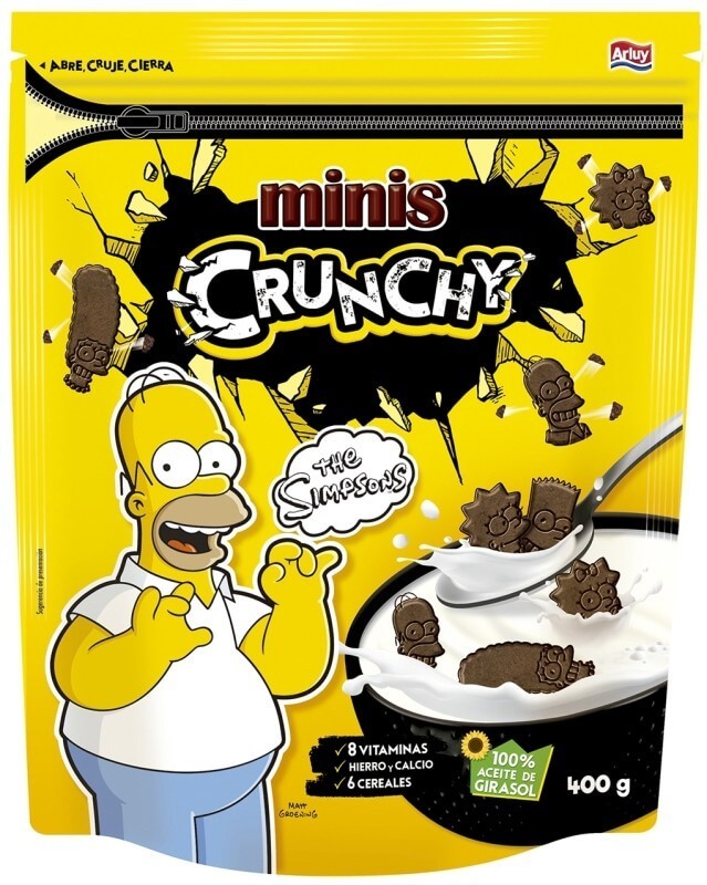 Arluy Galleta Minis Simpsons Crunchy 400 gr