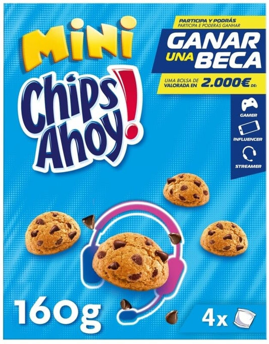 Chips Ahoy Galleta Mini Para Llevar 4 Bolsas X 40 gr