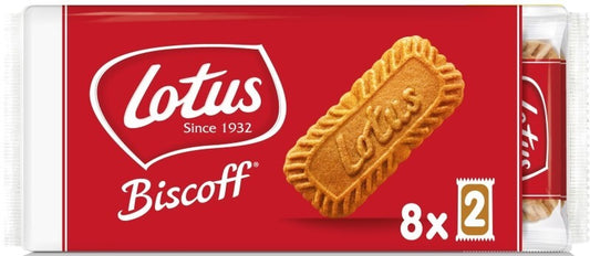 Galletas Lotus Biscoff 8X2U 124G – Sabor Caramelizado Único