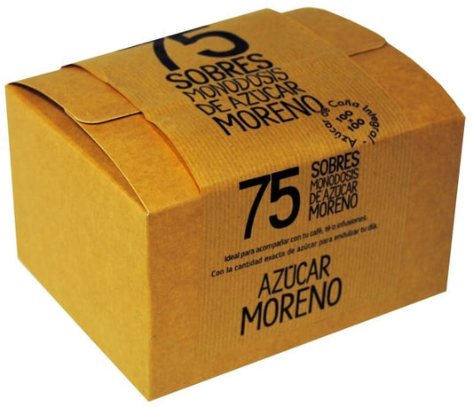 Sobre De Azúcar Moreno 75 Unidades X 6 gr