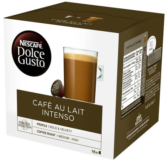 Dolce Gusto Café Intenso Con Leche 16 Cápsulas