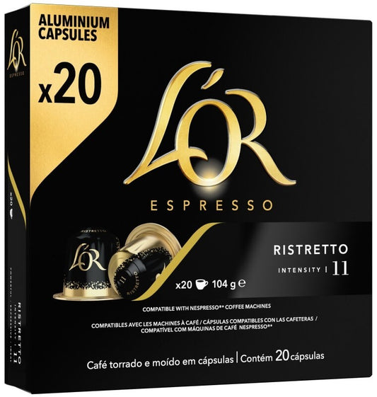 Lor Café Ristretto Para Nespresso 20 Cápsulas
