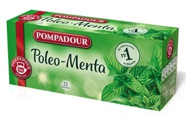 Pompadour Poleo Menta 25 Bolsitas