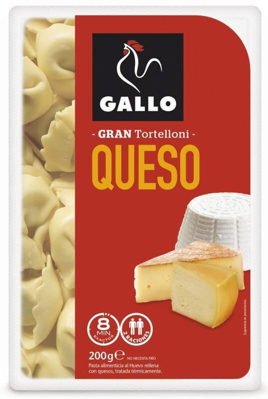 Gran Tortelloni Gallo Queso 200 g – Pasta Fresca Rellena de Queso