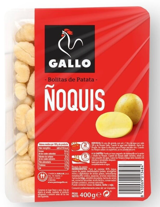 Gallo Ñoquis de Patata 400g – Tradición y Sabor en Cada Bocado