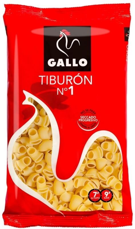 Gallo Tiburón Nº1 250g – Pasta Tradicional con Textura Perfecta