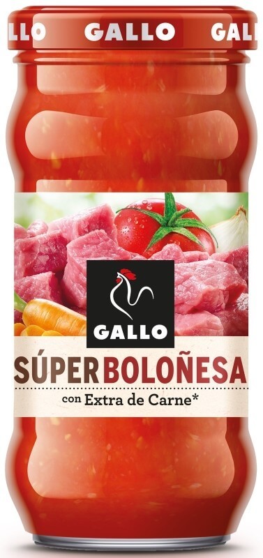 Gallo Salsa Súper Boloñesa 350G – Con Extra de Carne para un Sabor Intenso