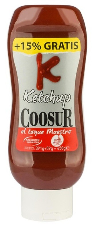 Coosur Ketchup Bocabajo 450 gr