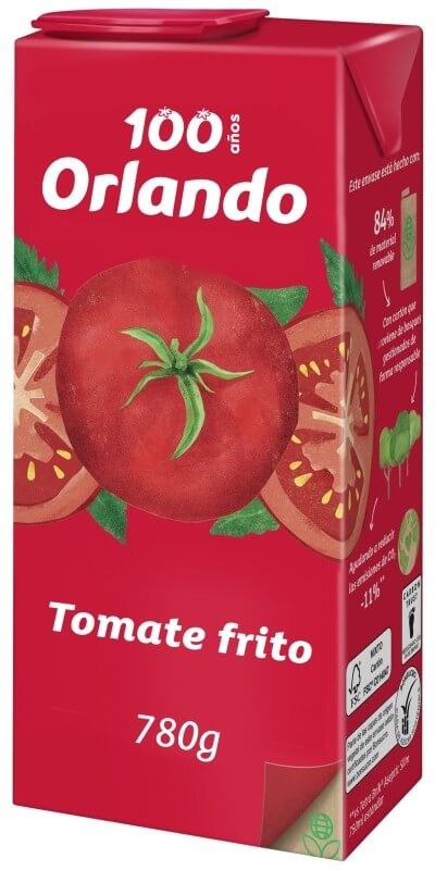 Orlando Tomate Frito Brik De 780 gr