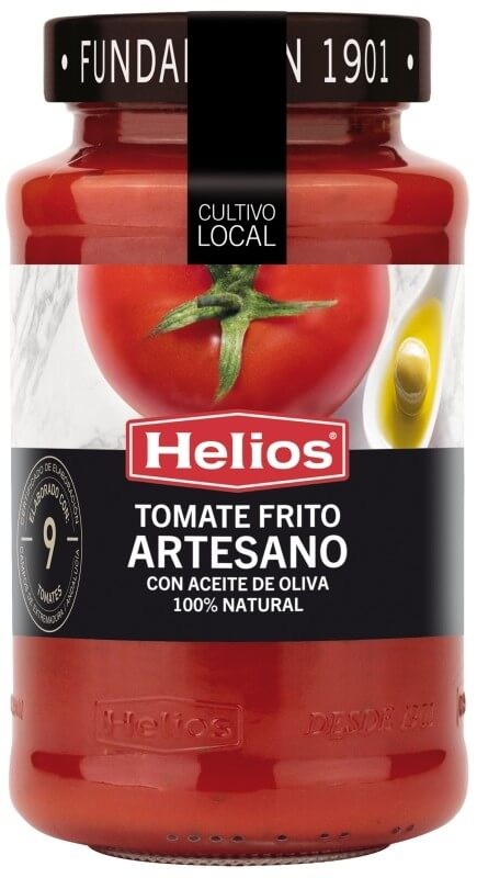Helios Tomate Fríto Artesano Frasco 570 gr