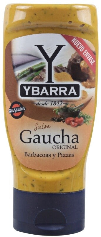 Ybarra Salsa Gaucha Original 300 ml - El Toque Perfecto para Barbacoas y Pizzas