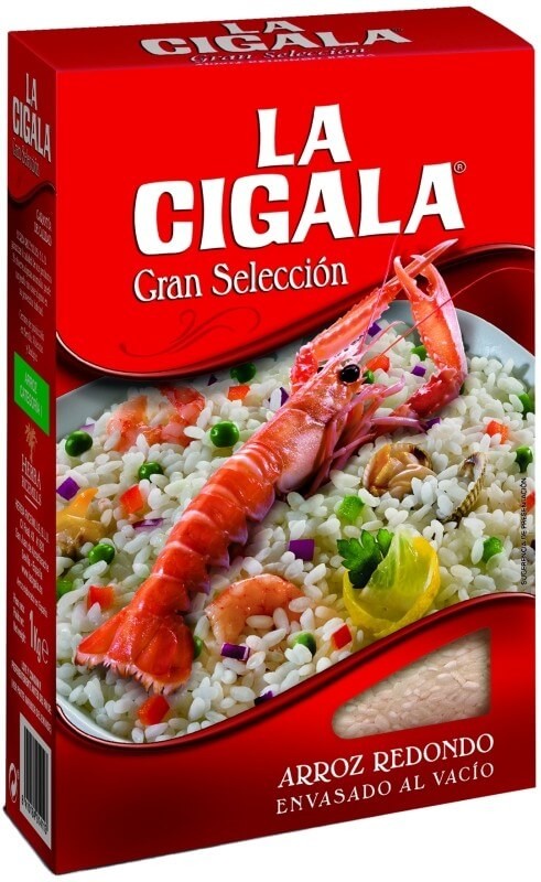 La Cigala Arroz Redondo Envasado Al Vacío 1 kg